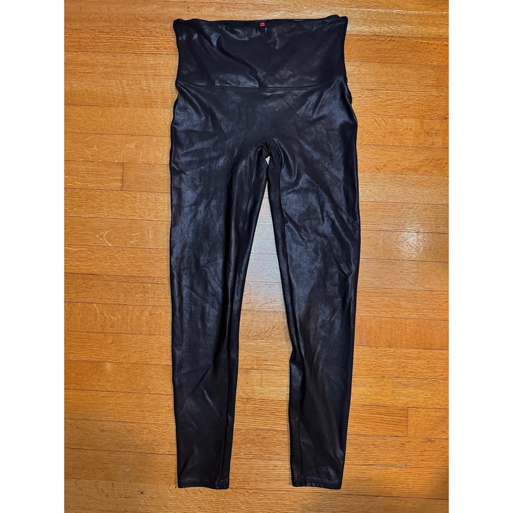spanx faux leather leggings